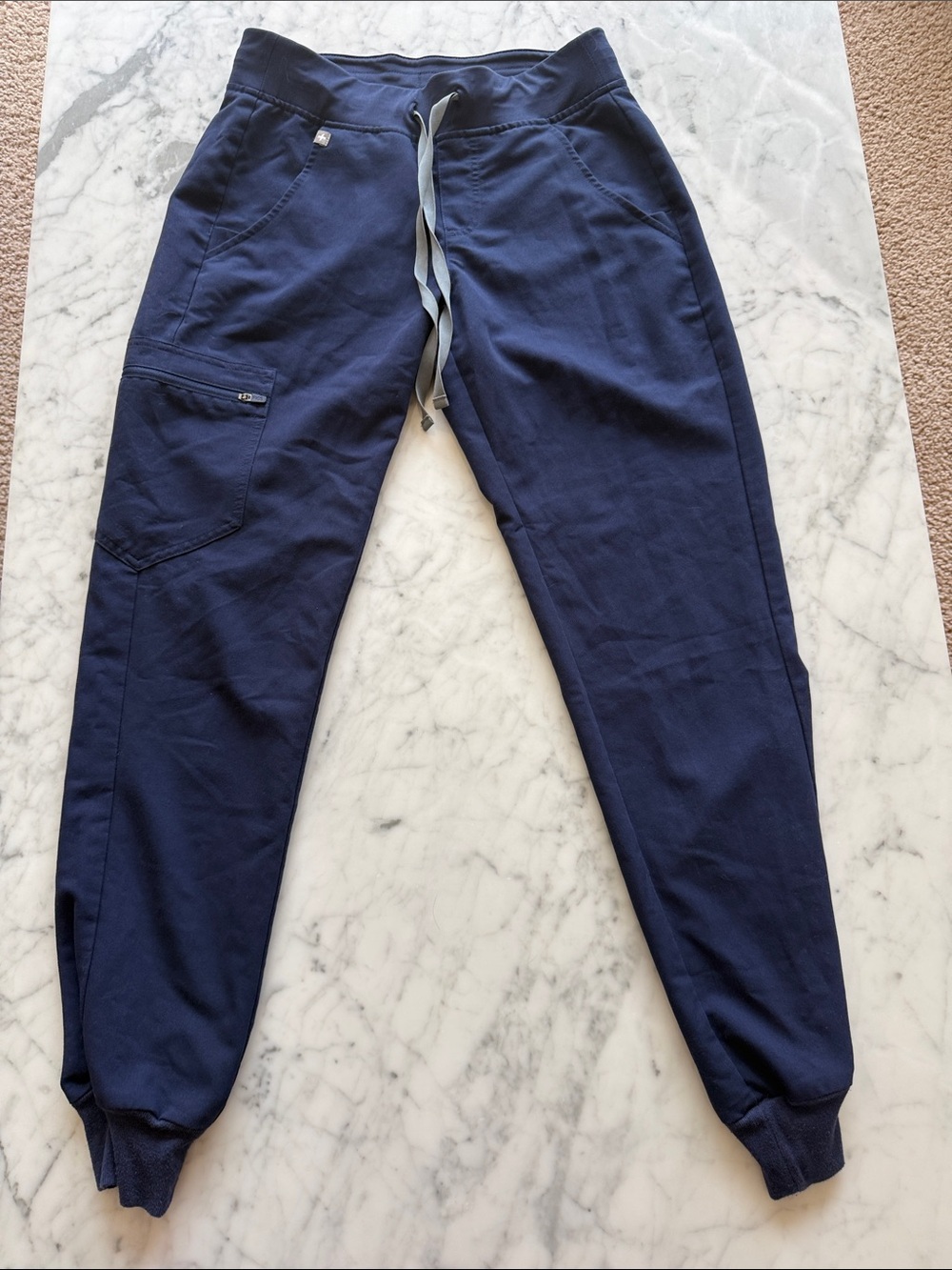 Figs Technical collection navy scrub pants jogger style size XS